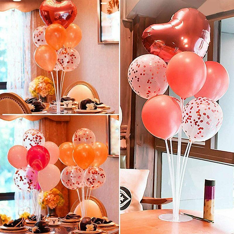 3/6/12 Set 70 Cm Balloon Column Set Upright Base Stand Holder Wedding Party Deco - 3Sets 4