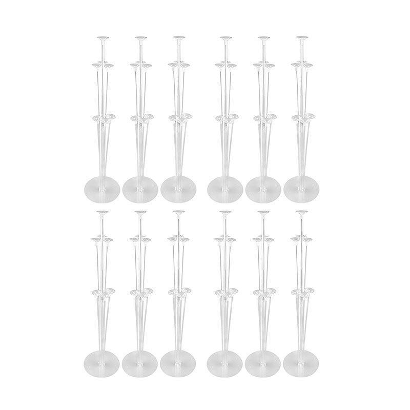 3/6/12 Set 70 Cm Balloon Column Set Upright Base Stand Holder Wedding Party Deco - 3Sets 8
