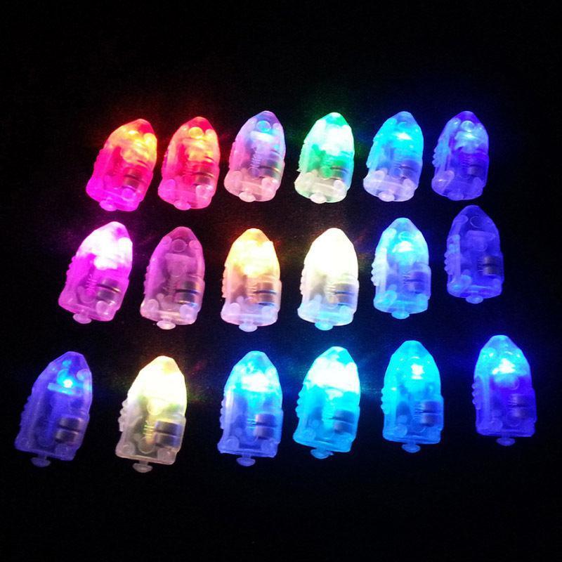 10PCS LED Balloon Lamp Lights Lantern Light Balloons Glow Christmas Party - White 5