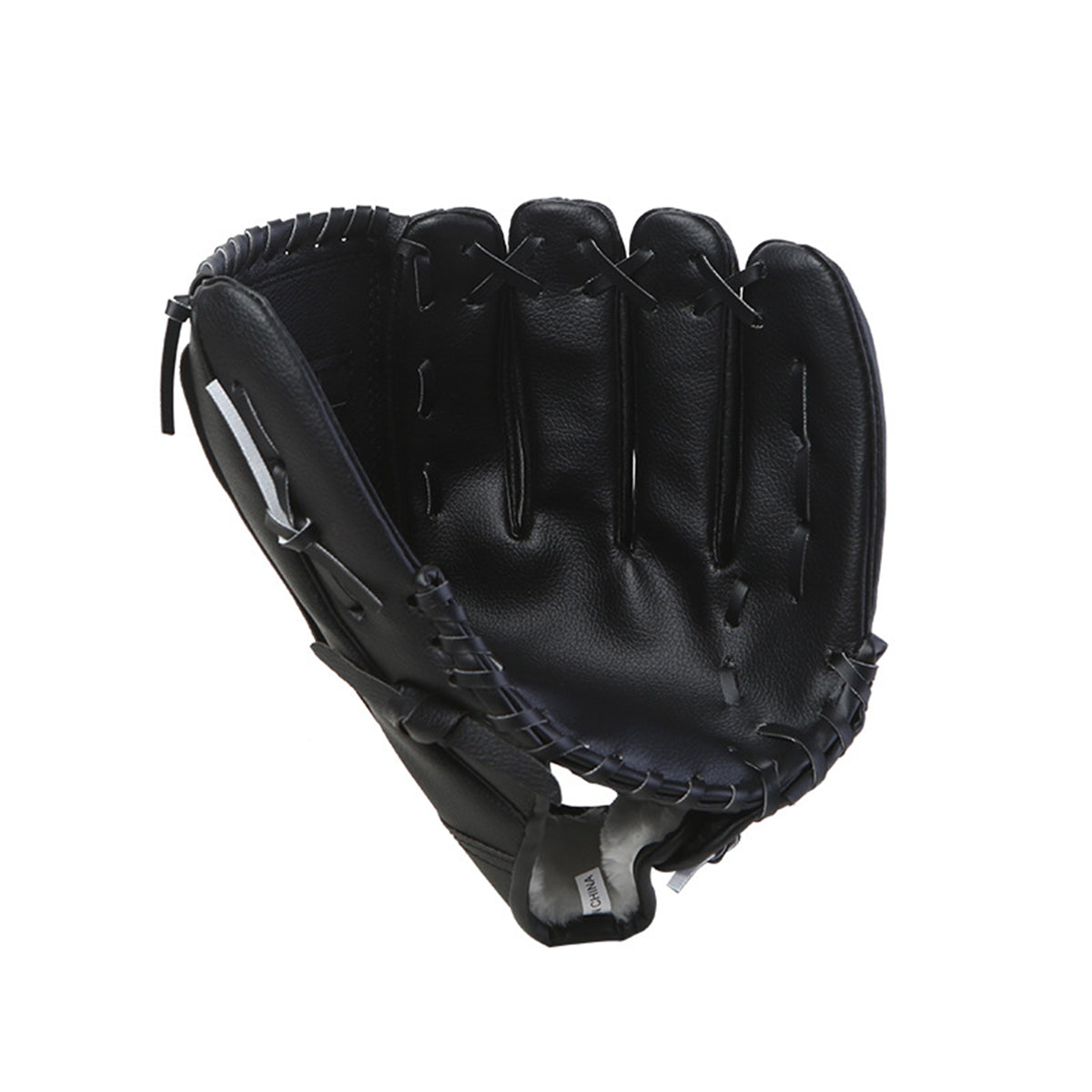 Baseball Glove Thickened Softball Glove Pitcher Mitt Sports Training Outdoor - Brown - 11.5in 6