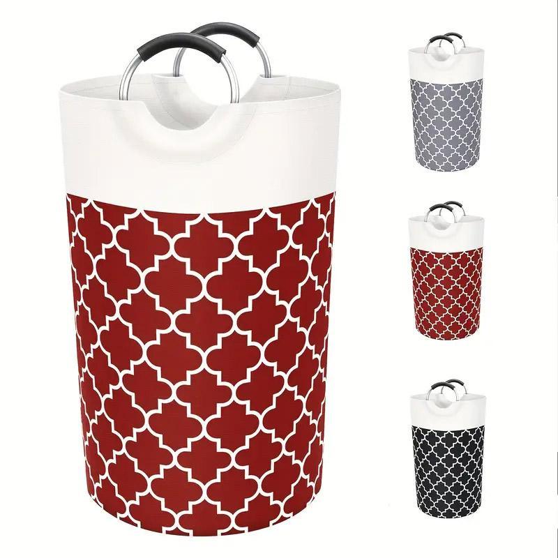 82L Large Capacity Laundry Basket for Dirty Clothes Toy Storage and Organizing - Red