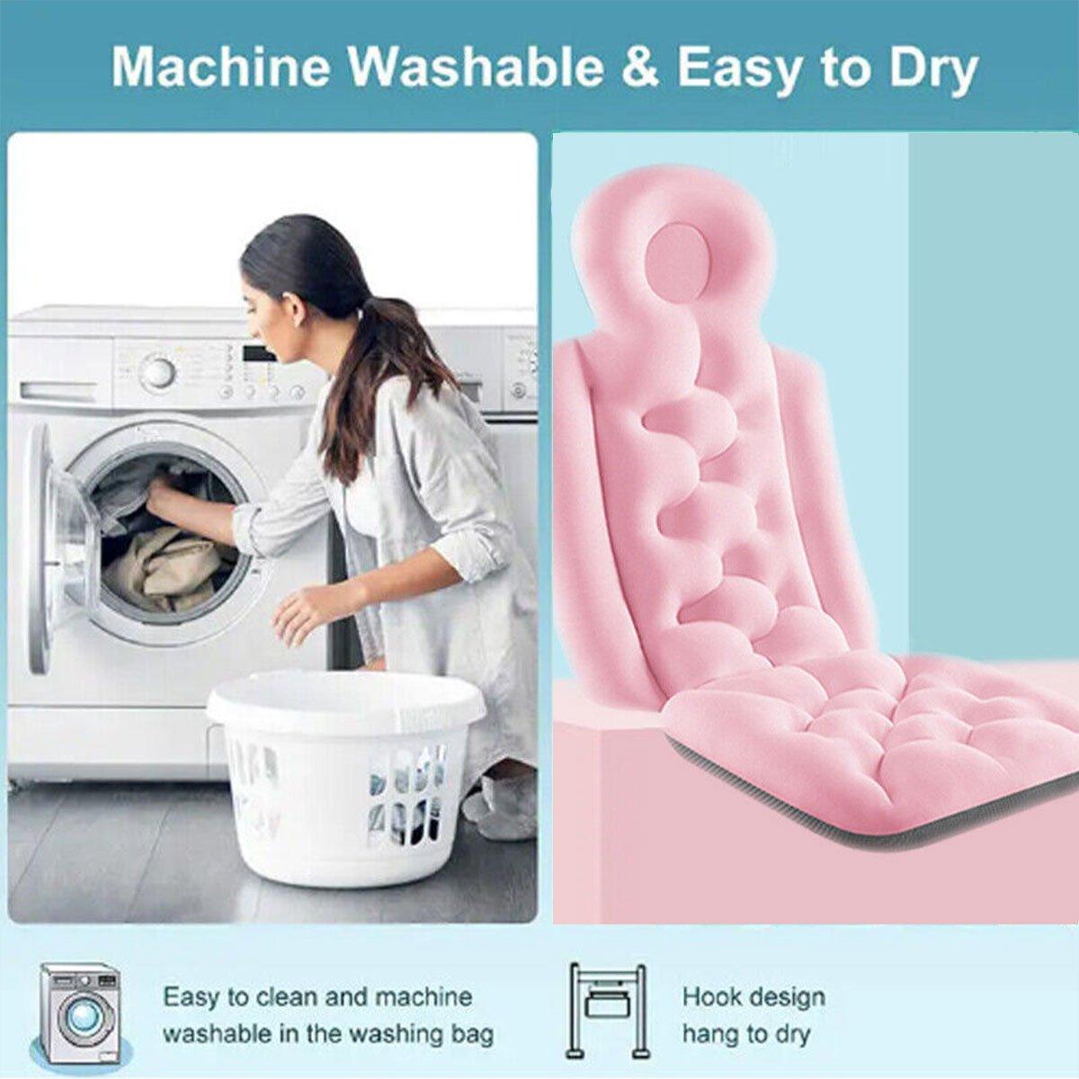 Non-Slip Bath Mat with Cushion Support Universal Bathroom Mat 4