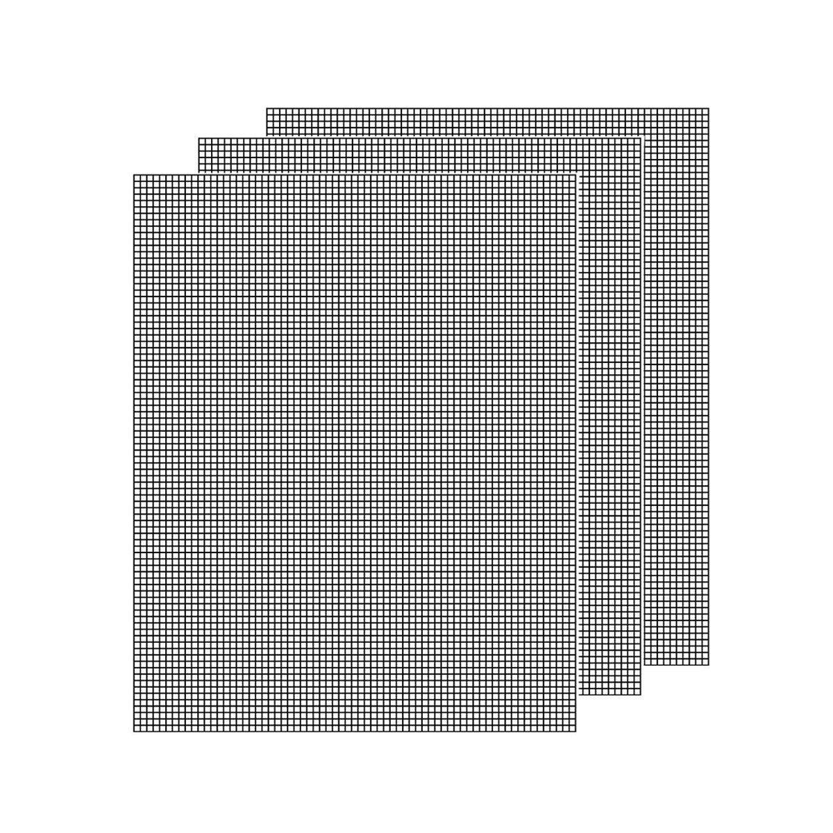 3/6/10PCS Non-Stick BBQ Grill Mat Mesh Liner Cooking Barbecue Sheet Baking Pad - 40X30cm-10PCS 9