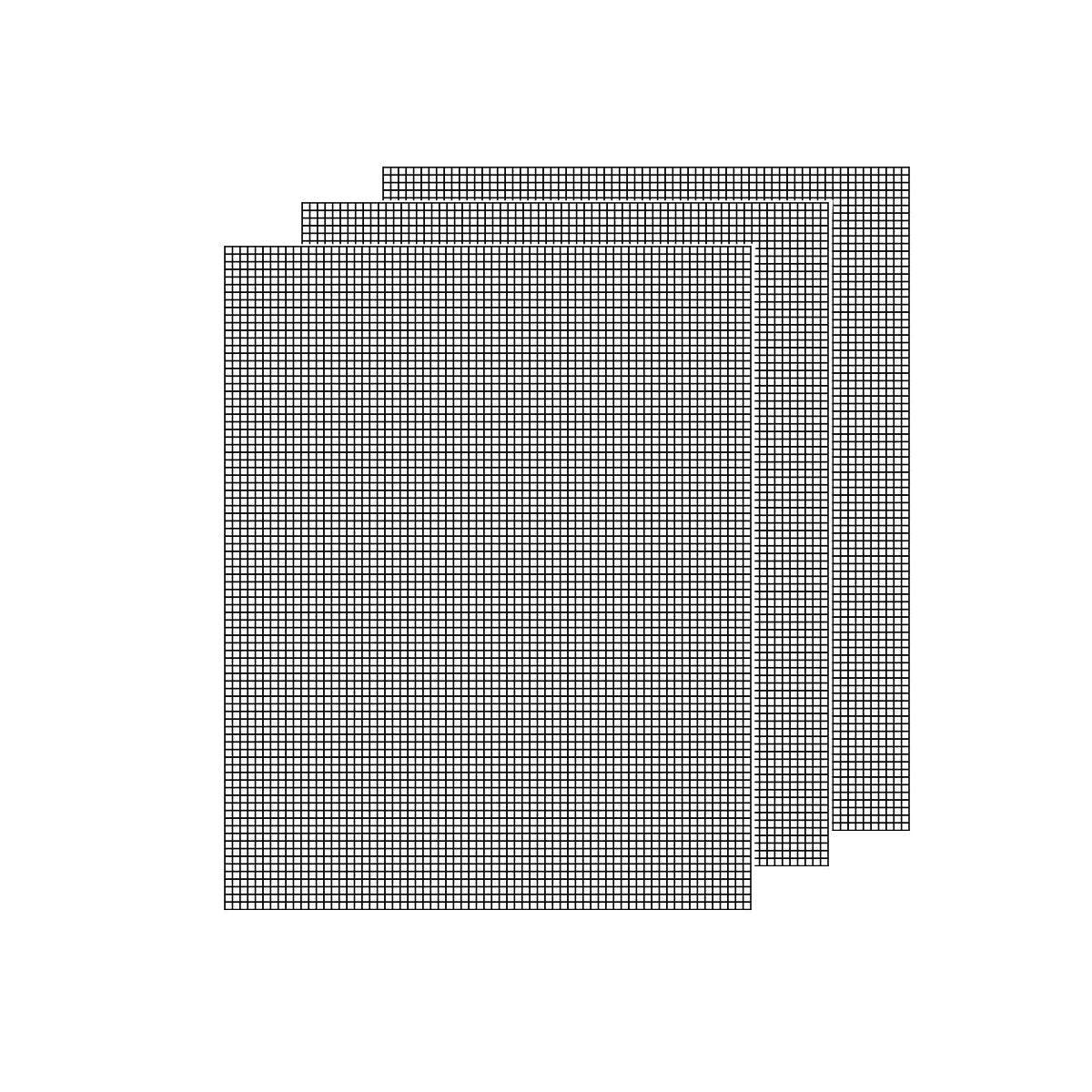 3/6/10PCS Non-Stick BBQ Grill Mat Mesh Liner Cooking Barbecue Sheet Baking Pad - 40X30cm-3PCS 6