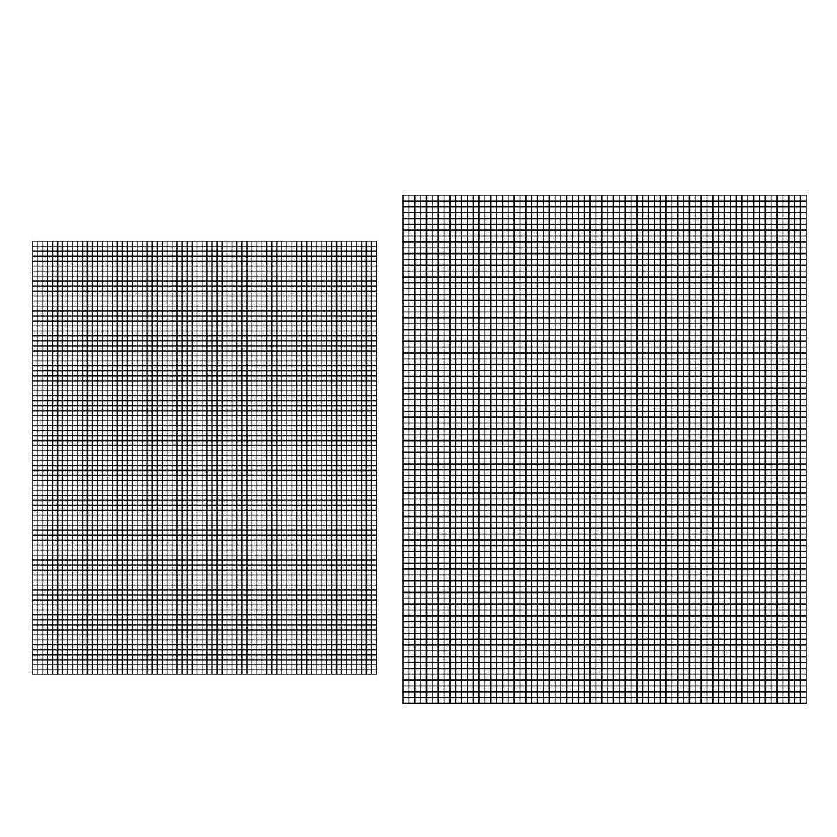 3/6/10PCS Non-Stick BBQ Grill Mat Mesh Liner Cooking Barbecue Sheet Baking Pad - 40X30cm-6PCS