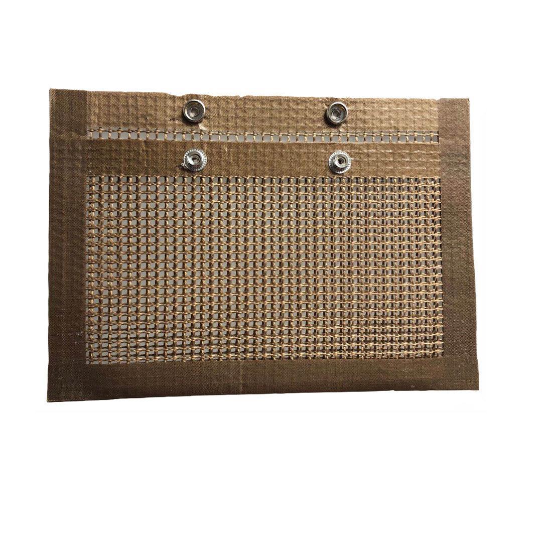 BBQ Mesh Grill Bag 27x22cm Non Stick Reusable Barbecue Grilling Basket Net - Copper 7