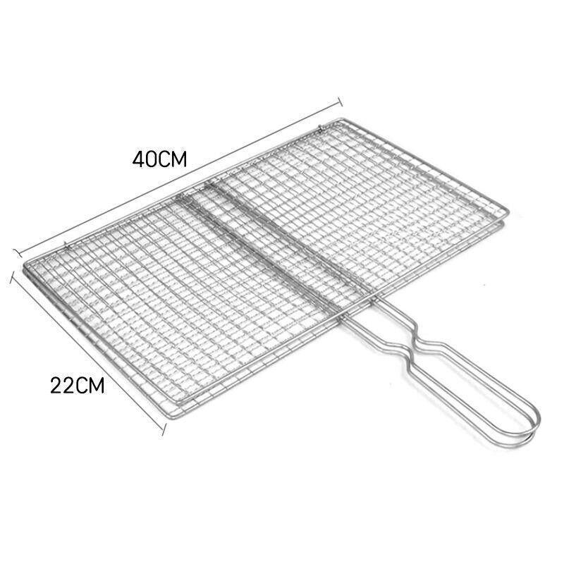 Bbq Fish Grilling Basket Grill Camping Net Meat Vegetable Cooking Kitchen Tool 3