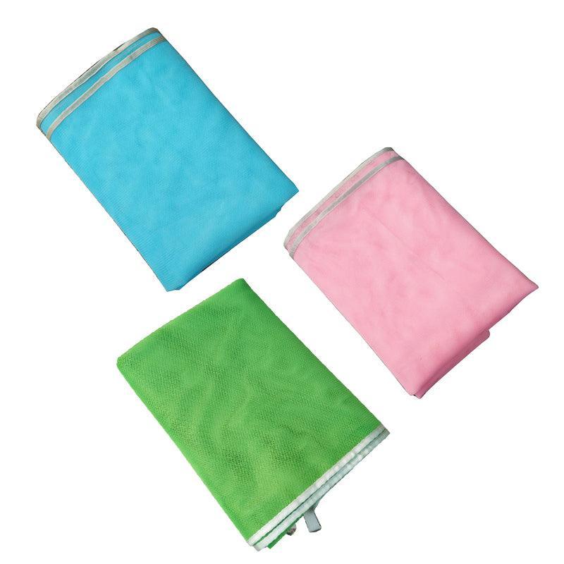 Sand Free Beach Mat Blanket Sand Proof Magic Sandless Sand Dirt & Dust Disappear - Green