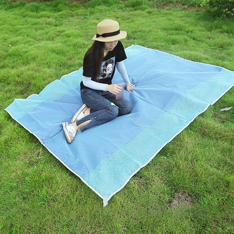 Sand Free Beach Mat Blanket Sand Proof Magic Sandless Sand Dirt & Dust Disappear - Green 5