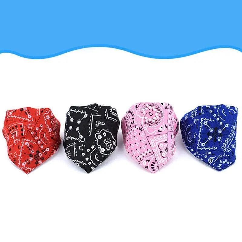 L Adjustable Pet Dog Bandana Collar Triangle Scarf For Puppy Cat Neckerchief - Red 5