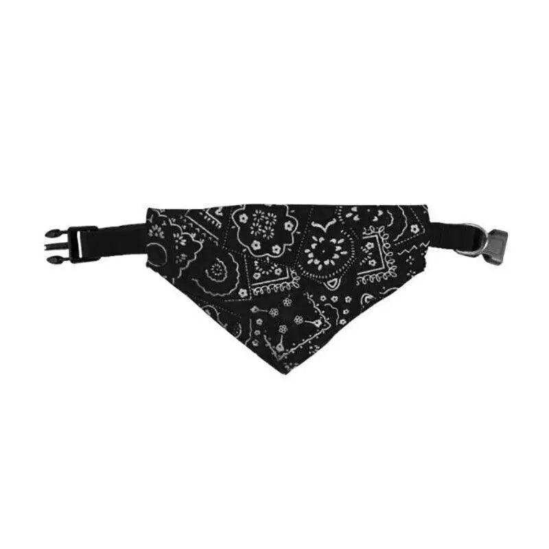 L Adjustable Pet Dog Bandana Collar Triangle Scarf For Puppy Cat Neckerchief - Red 7