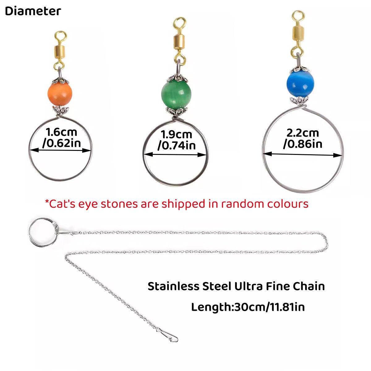 Parrot Neck Collar Stainless Steel Bird Chain Training Adjustable Bird Leash - M-Diameter 1.9cm 3