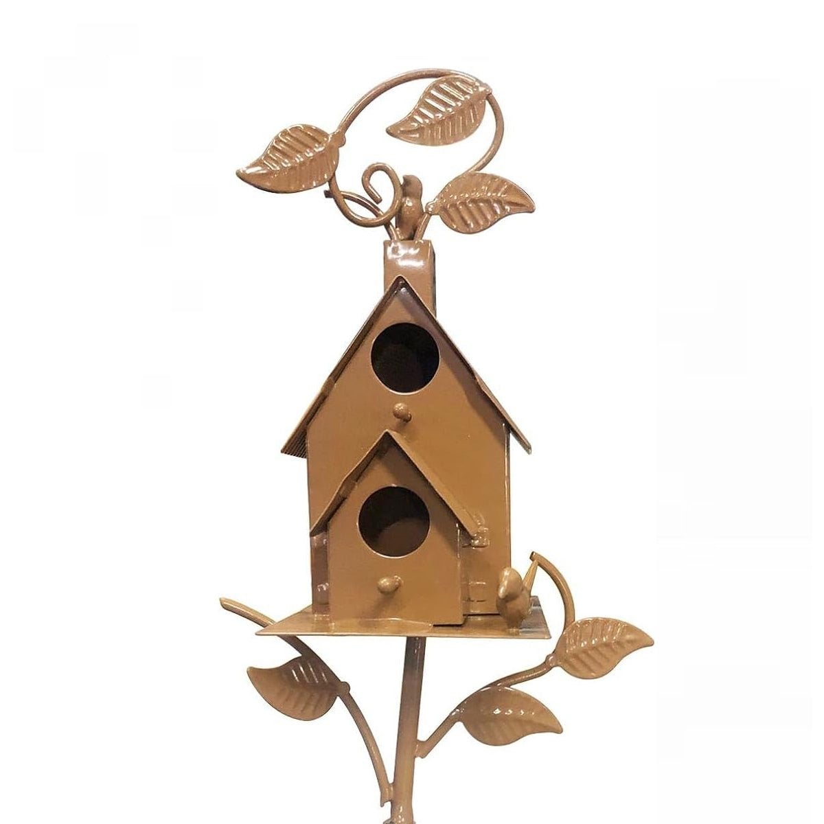 Birdhouse Garden Stakes Outdoor Yard Ornaments for Lawn and Garden Decoration - D 8
