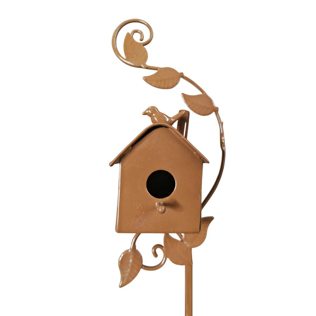 Birdhouse Garden Stakes Outdoor Yard Ornaments for Lawn and Garden Decoration - D 9