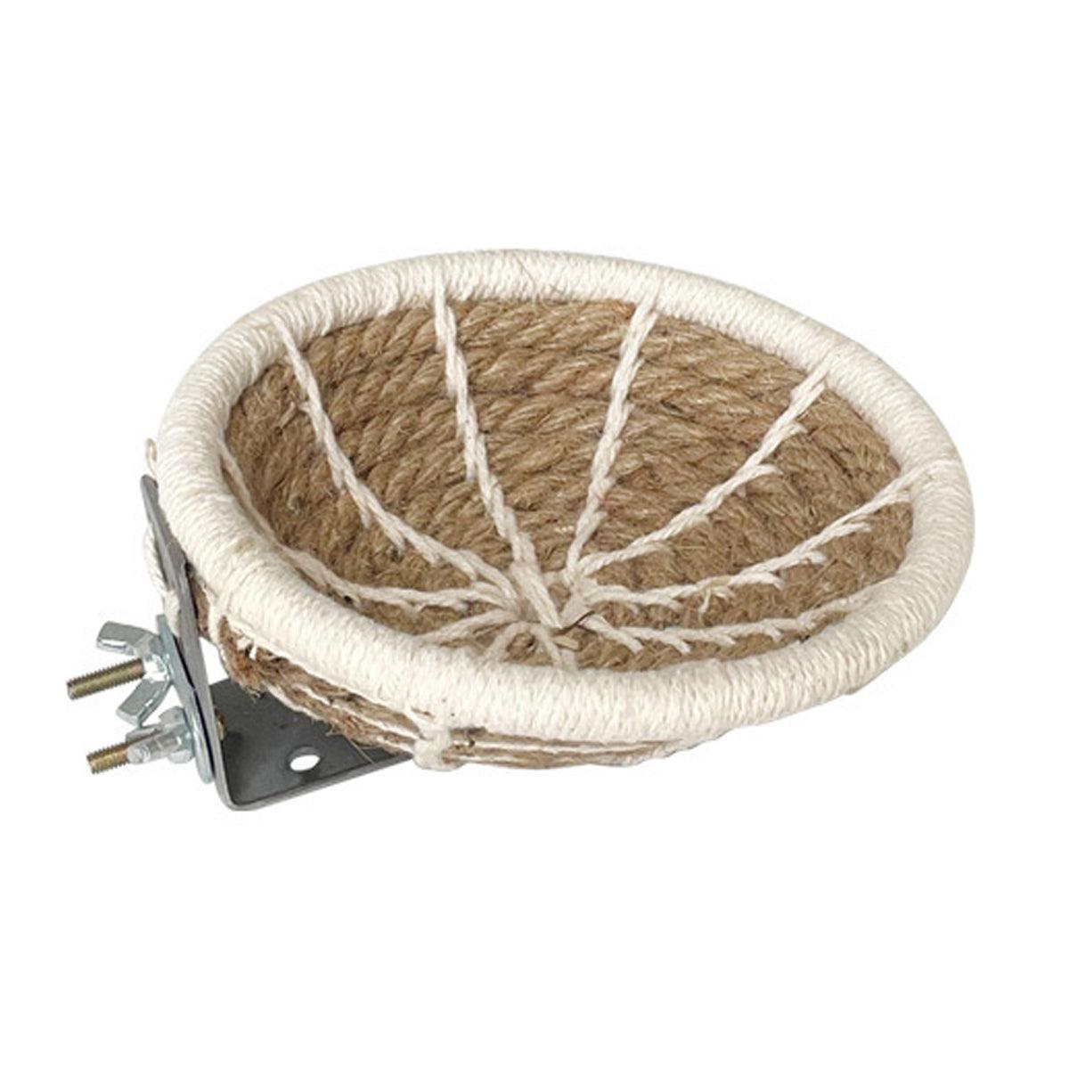 Birds Nest Parrot Straw Nest for Small Animal Nesting Material Bedding - Cotton Rope 6