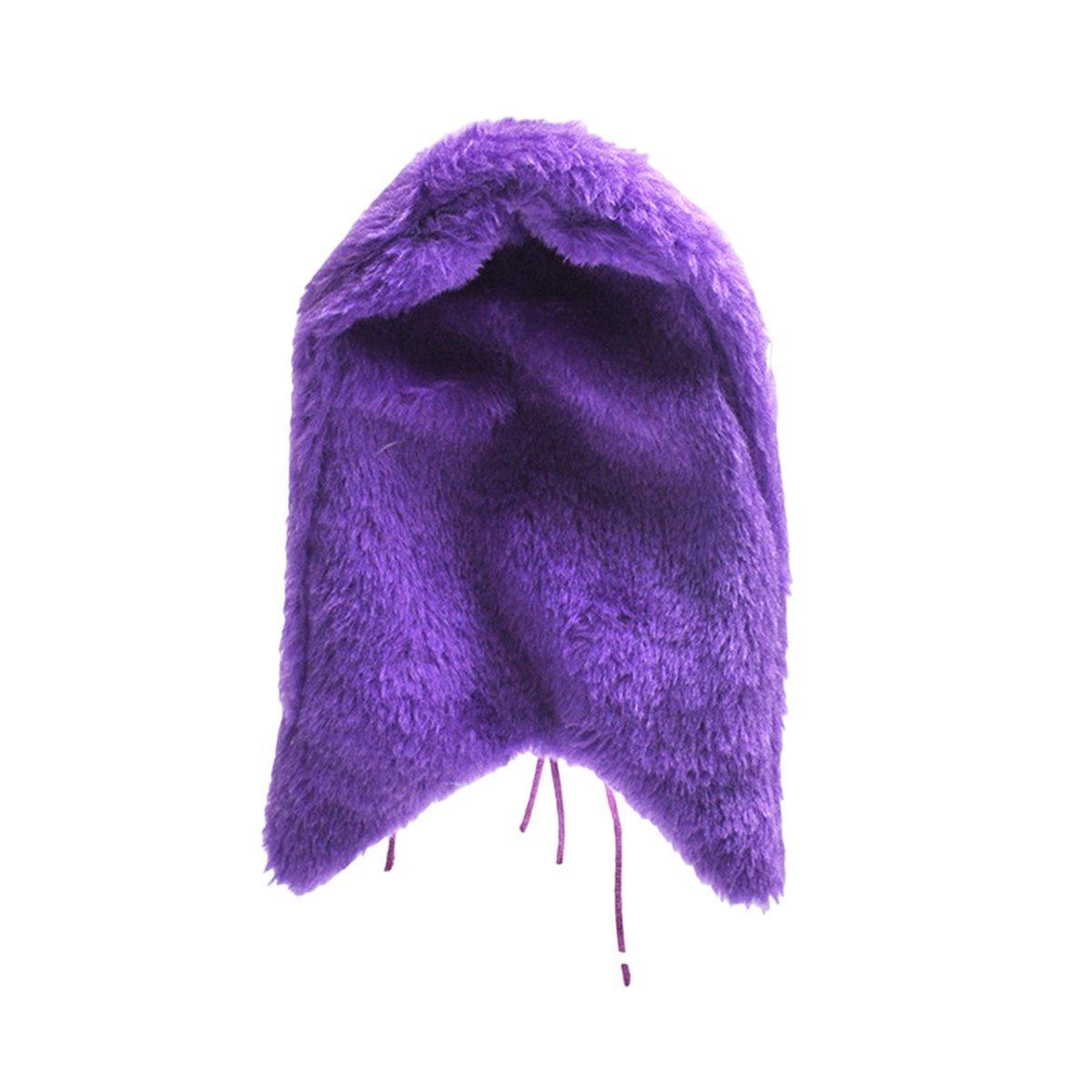 Cozy Bird Blanket Shawl Parrot Snuggle Cabin Plush Hanging Cotton Nest Bedding - Purple-L Size 15