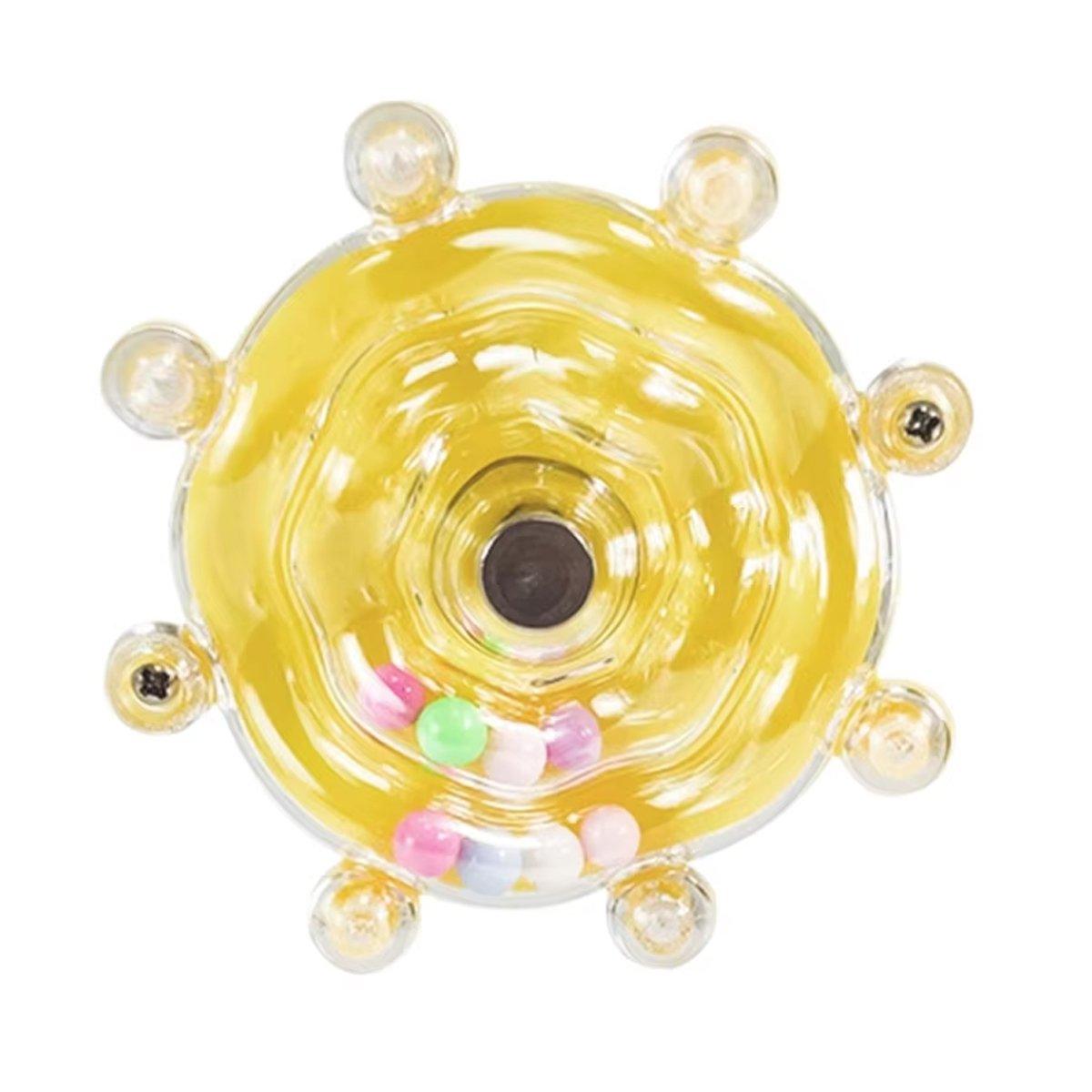 Interactive Parrot Spinning Wheel Stress Relief Toy for Small Birds Durable - Purple 10