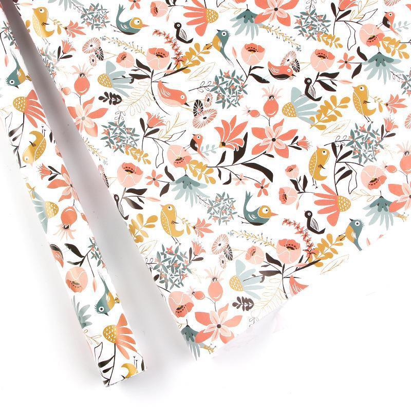 20pcs Cute Animal Cartoon Gift Wrapping Paper for Toys Bookskin and Crafts - Rainbow Sunflower-20PCS 3