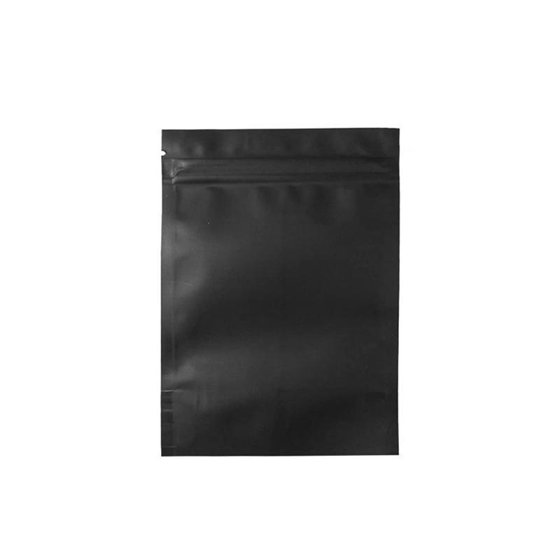 100PCS Black Aluminum Bag Mylar Foil Pouch Heat Sealer Food Storage Package Bags - 10x15cm 6