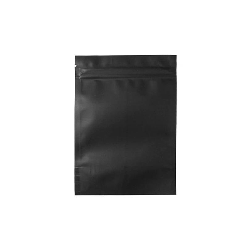 100PCS Black Aluminum Bag Mylar Foil Pouch Heat Sealer Food Storage Package Bags - 10x15cm 9