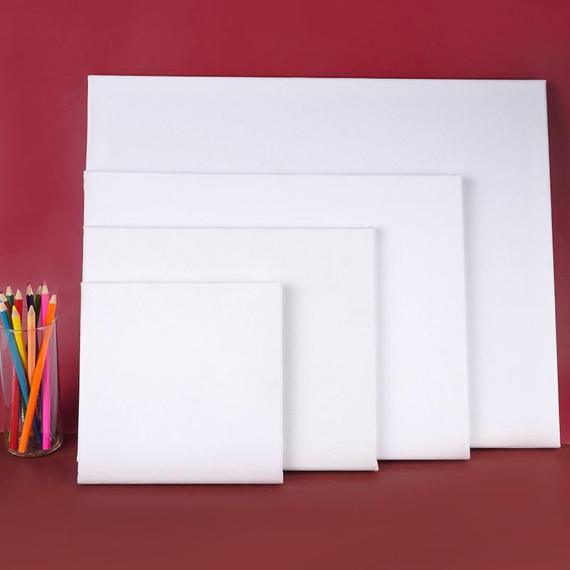 5x Artist Blank Stretched Canvas Canvases Art Large White Range Oil Acrylic Wood - 40*50CM 3
