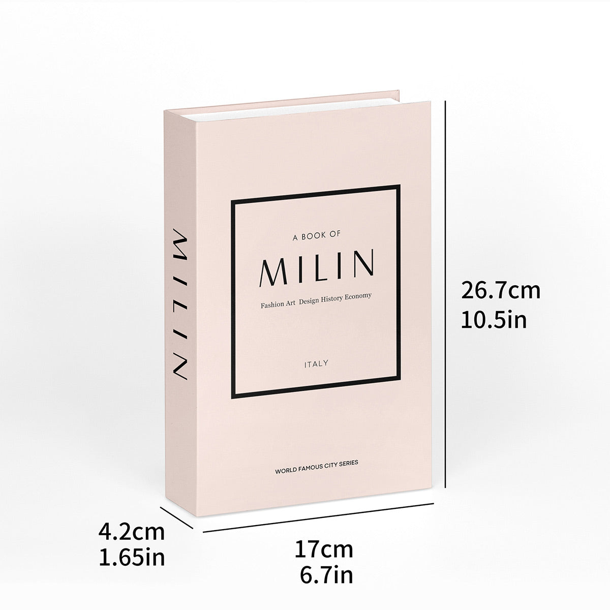 3 PCS Modern Decorative Books Set Foldable Fake Books for Display City Theme - C 3