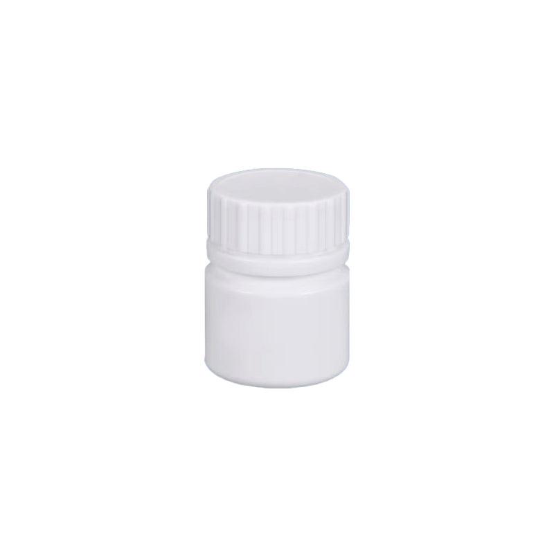 100pcs White Plastic Capsule Bottle Small Medicine Granule Packaging Container - 50ml 6