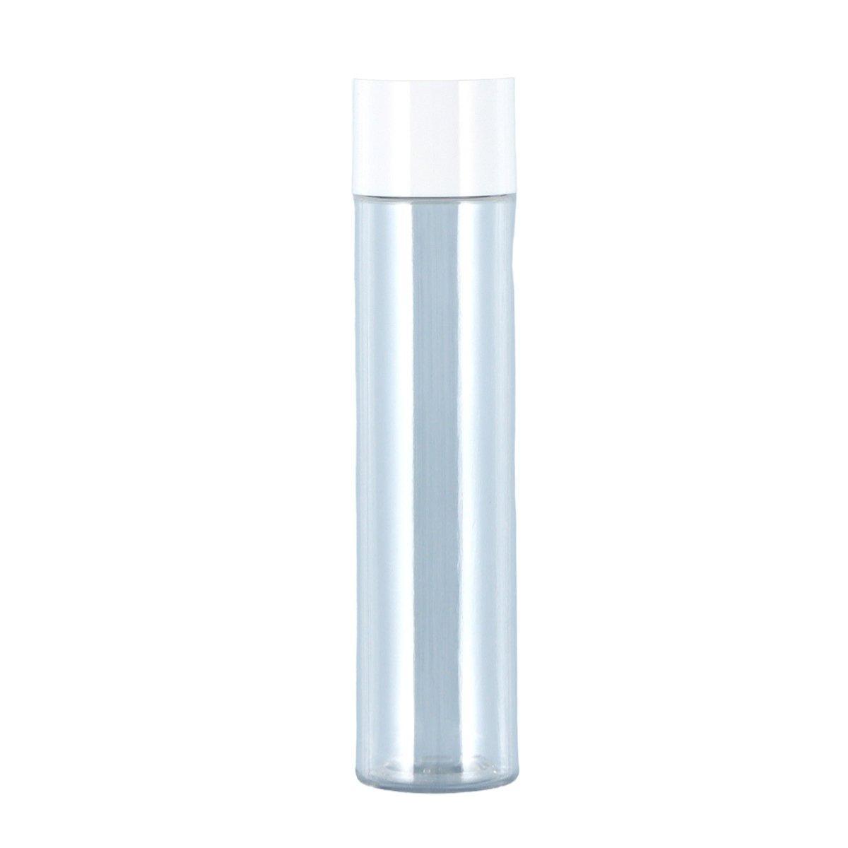 50/100/150ml Plastic Toner Lotion Bottles Refillable Travel Cosmetic Containers - Black Lid + Transparent Bottle - 150ml 12