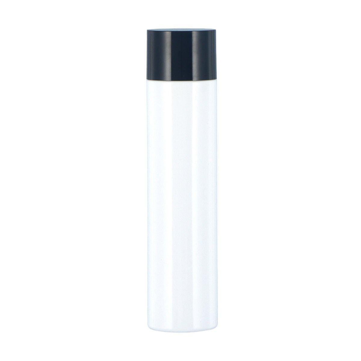 50/100/150ml Plastic Toner Lotion Bottles Refillable Travel Cosmetic Containers - Black Lid + White Bottle - 50ml 9