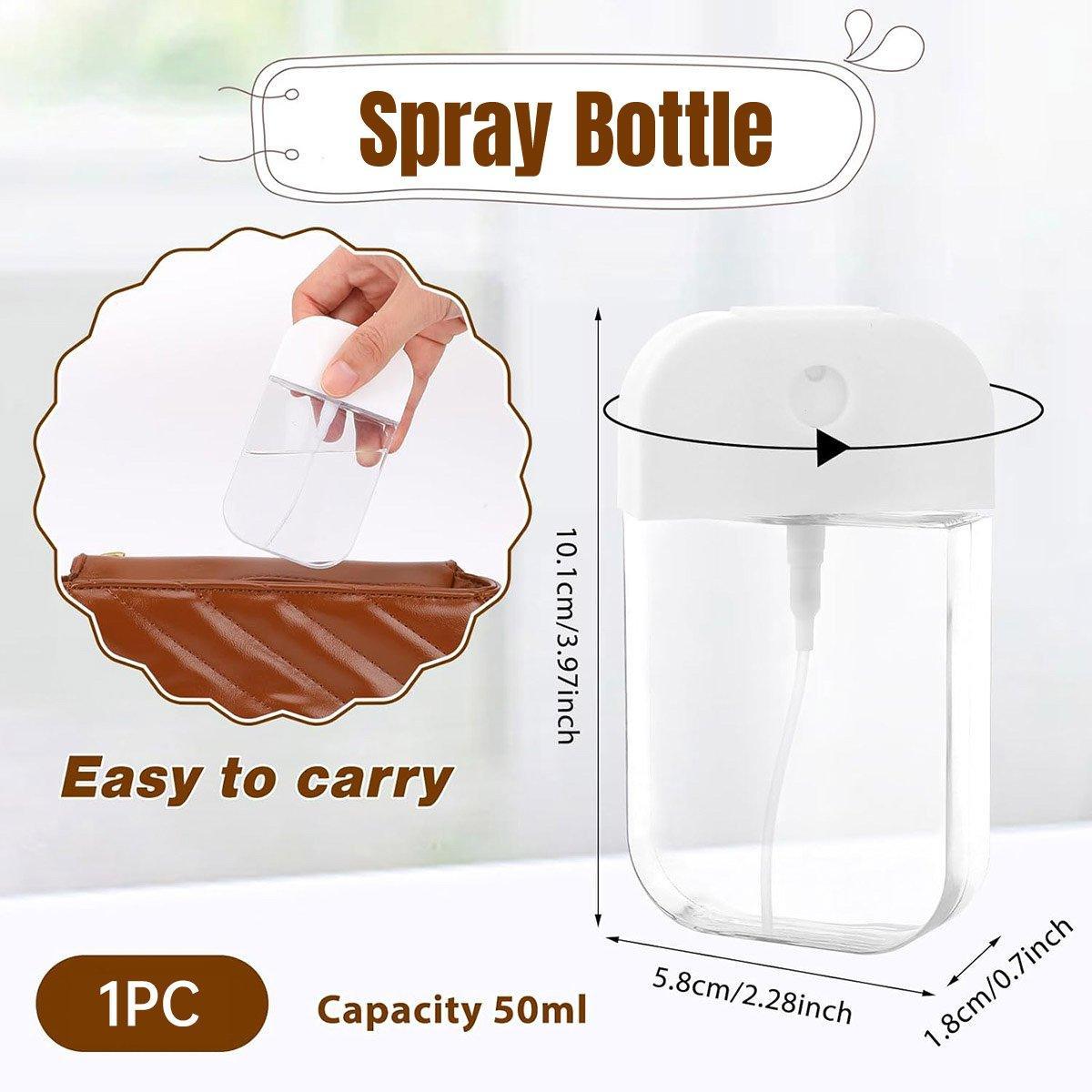1pc Portable Card Spray Bottle Refillable Travel Watering Can for Skincare