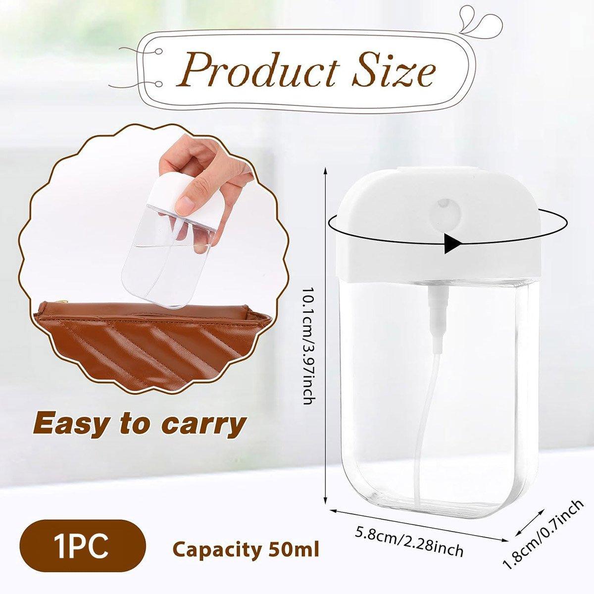 1pc Portable Card Spray Bottle Refillable Travel Watering Can for Skincare 3