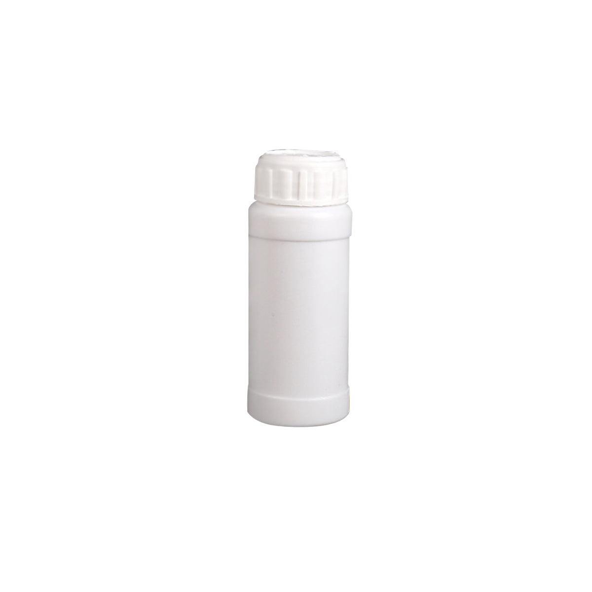 50pcs Chemical Bottle White Plastic Sample Reagent Bottles for Lab Storage - 300ml 6