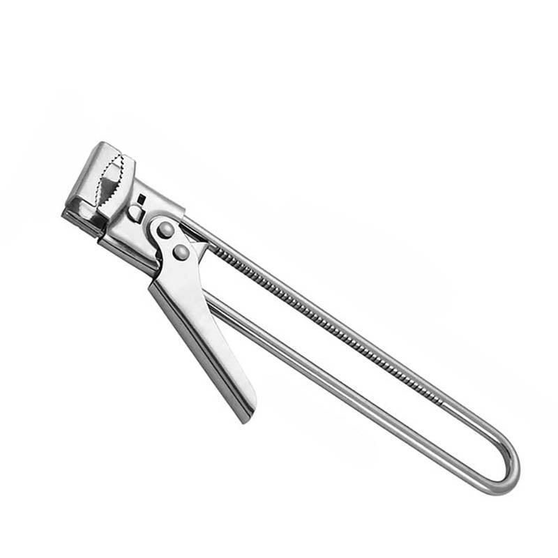 Bottle Opener Multifunctional Beer Adjustable Stainless Steel Jar Lid Gripper Au