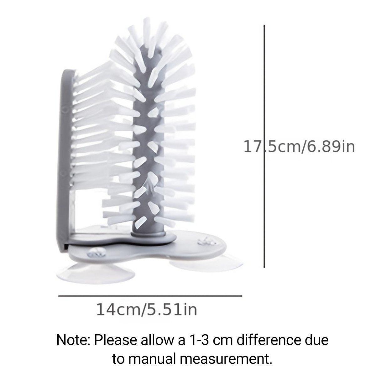 Sink Water Bottle Cleaning Brush Glass Cup Brush Suction Cup Brush Kitchen Tool 3