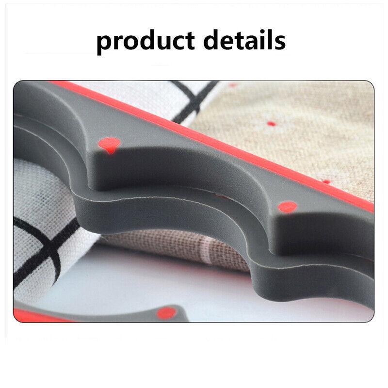 Silicone Jar Can Opener Multi-Purpose Lids Cap Arthritis Bottle Opener Easy Grip - Red 3