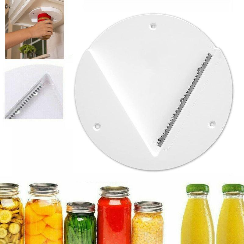 Under Cabinet Jar Opener Undermount Multipurpose Lid Gripper Bottle Opener Tools 5
