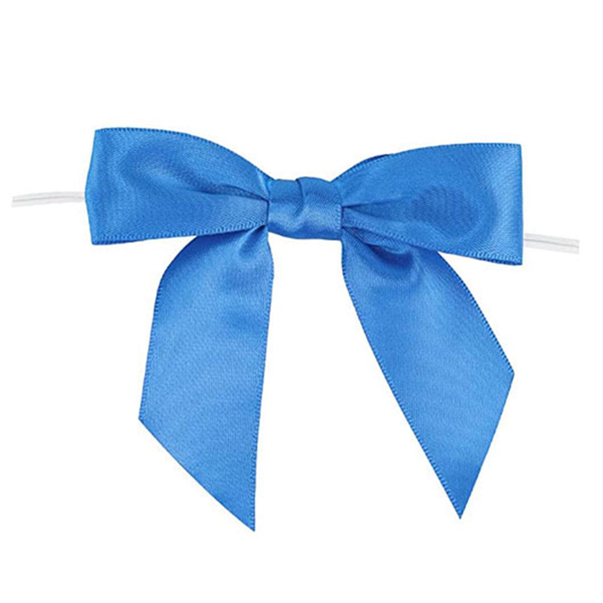 50pcs Bow Gift Packaging Sealing Tie Drawstring Baking Wrap Bag Decorative Ties - Red 10