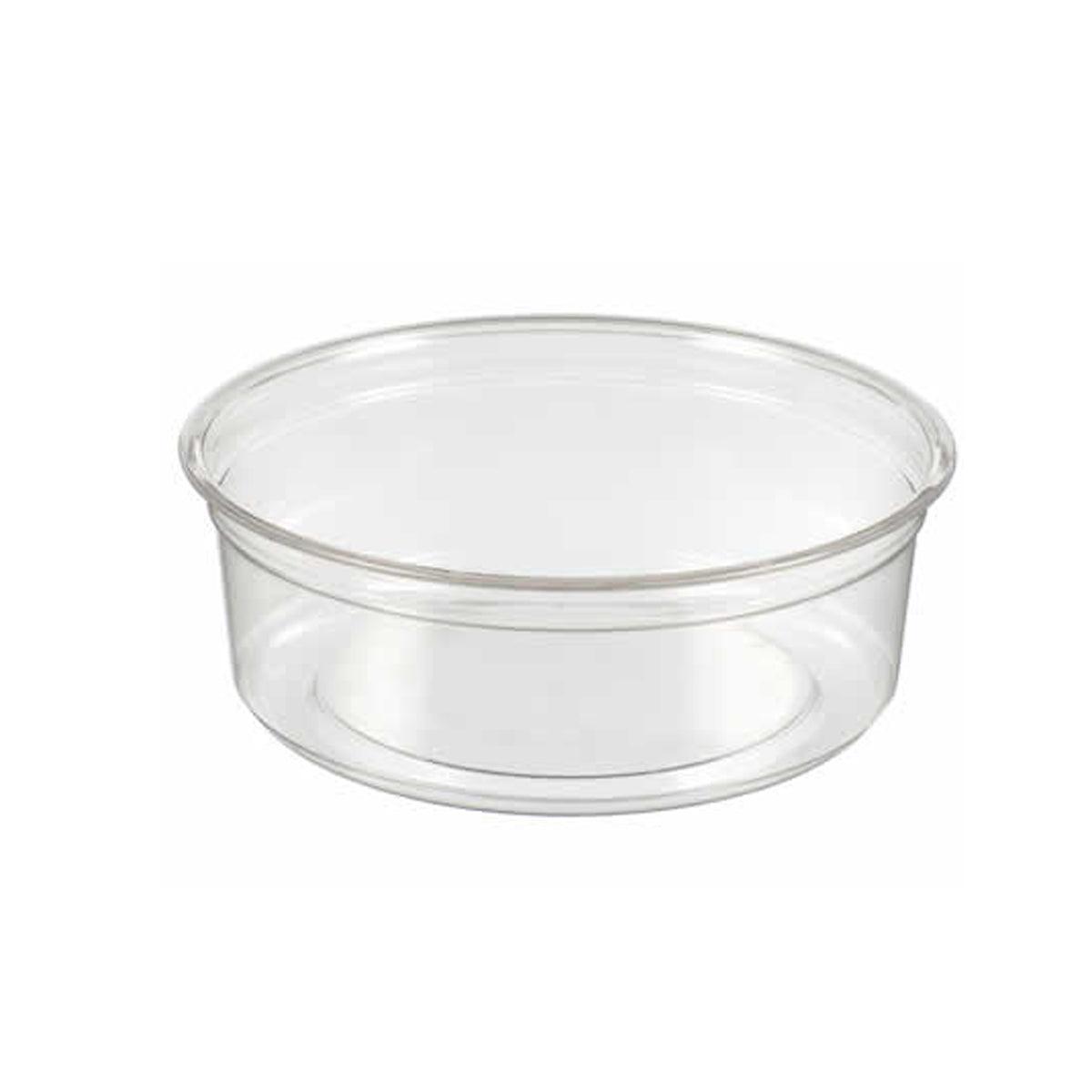100PCS Transparent Packing Box With Cover Plastic Dessert Bowl Food Container - 12oz Bowl 6