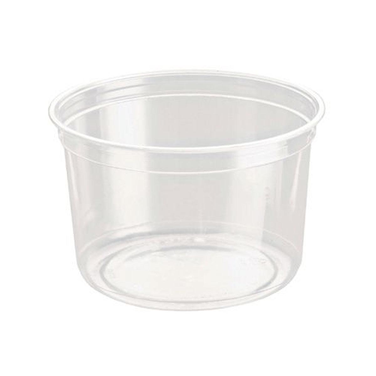100PCS Transparent Packing Box With Cover Plastic Dessert Bowl Food Container - 12oz Bowl 8