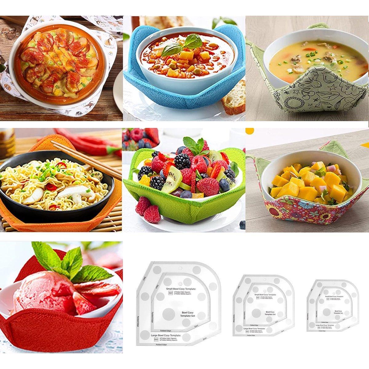 Quilting Ruler Bowl Mat Table Placemat Cozy Acrylic Durable Patchwork Craft Tool 5