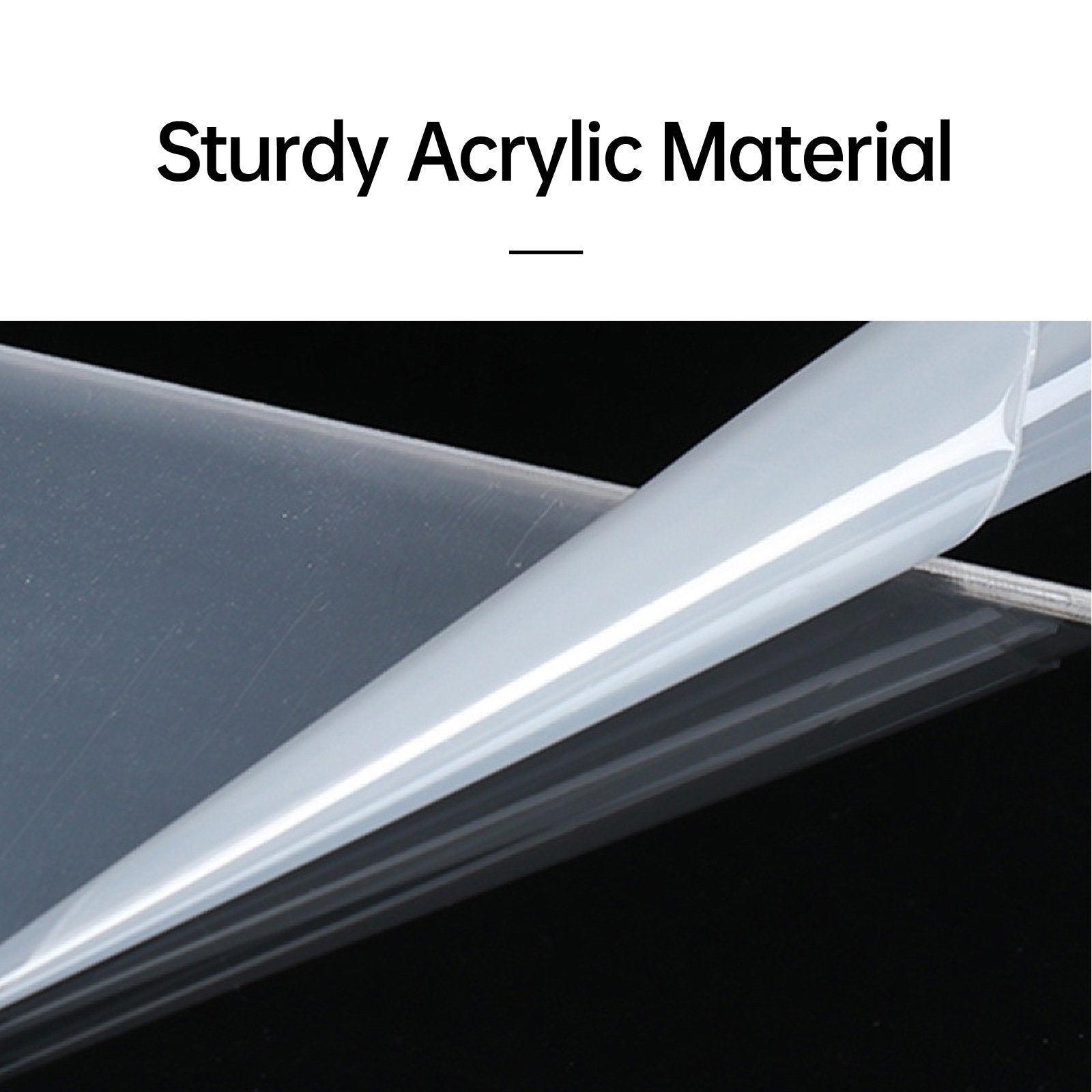 10pcs Clear Acrylic Plastic Boxes Square Storage Containers for Food  Small Item - 10pcs-85-85-85 5