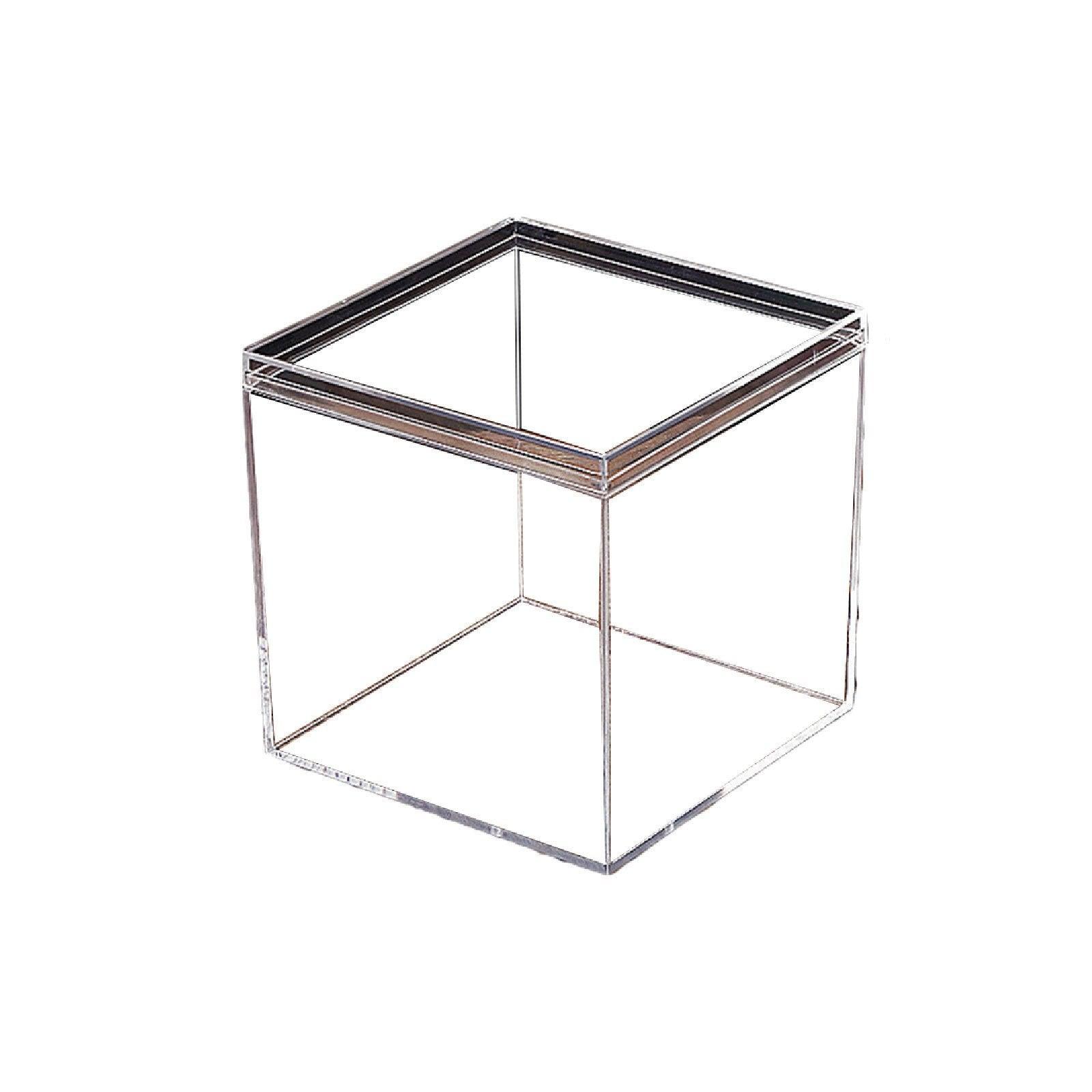 10pcs Clear Acrylic Plastic Boxes Square Storage Containers for Food  Small Item - 10pcs-85-85-85 6