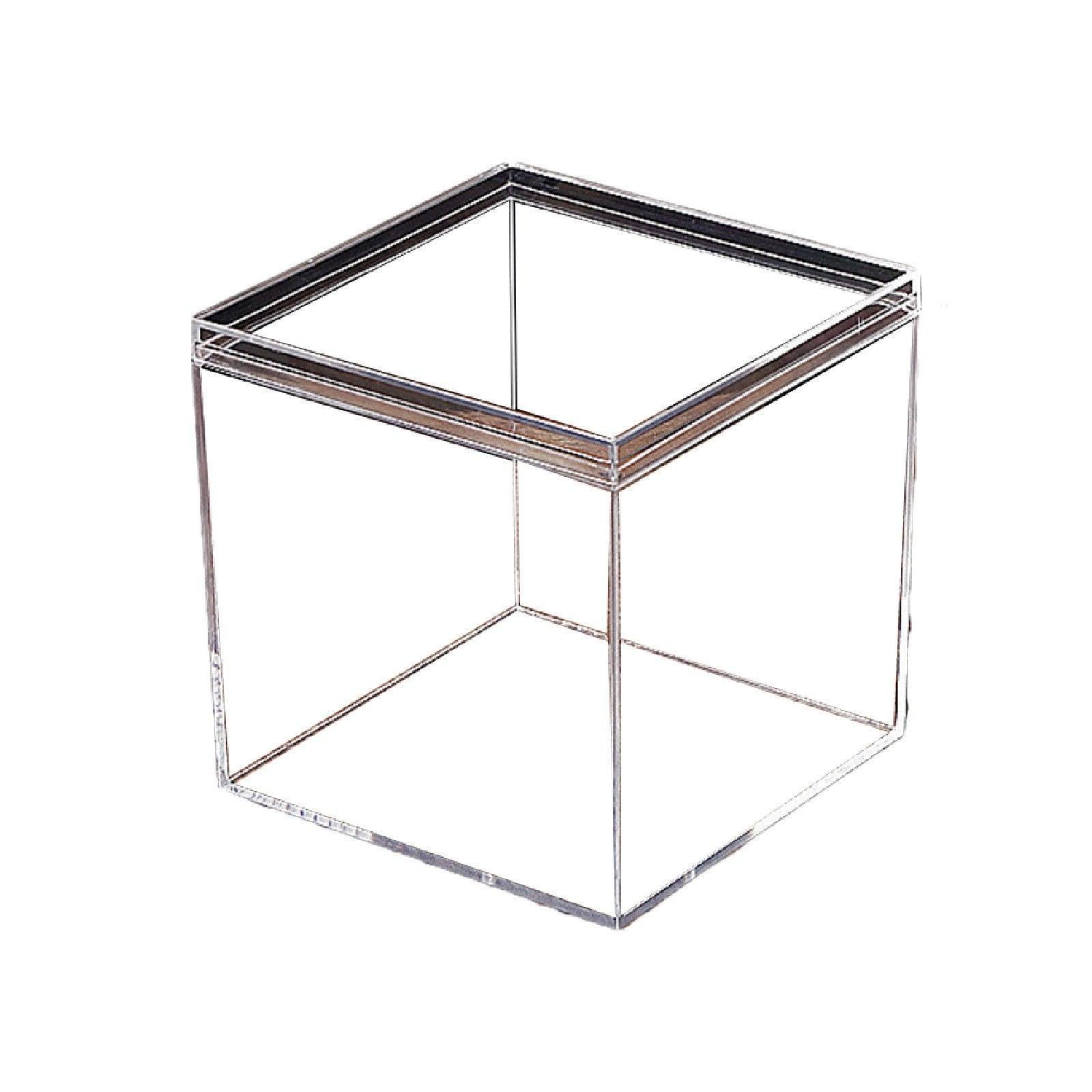 10pcs Clear Acrylic Plastic Boxes Square Storage Containers for Food  Small Item - 10pcs-85-85-85 8