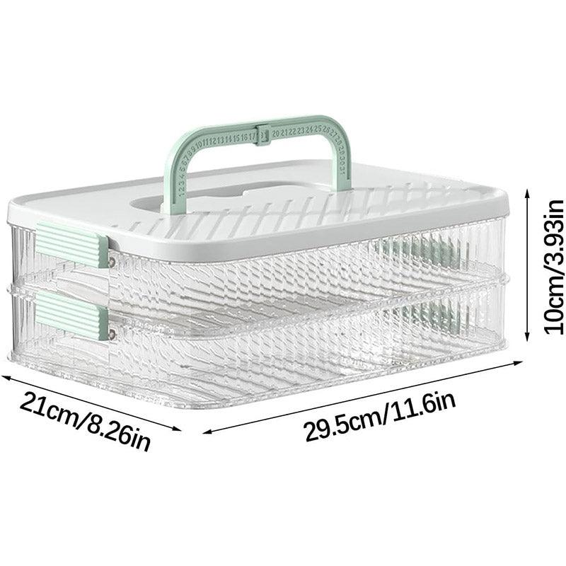 Multi Layer Dumpling Storage Box Refrigerator Freezer Organizer for Wonton 3
