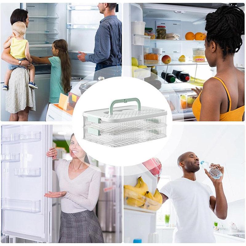 Multi Layer Dumpling Storage Box Refrigerator Freezer Organizer for Wonton 4