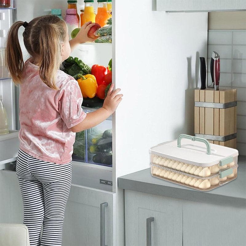 Multi Layer Dumpling Storage Box Refrigerator Freezer Organizer for Wonton 5