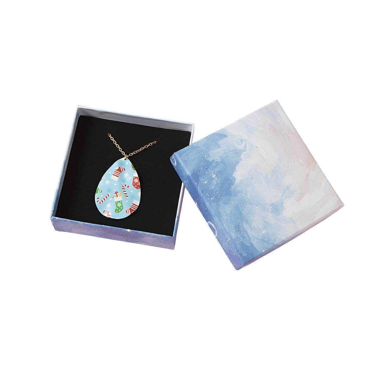 20PCS Cloud Jewelry Box Earrings Necklace Ring Bracelet DisplayOrganizer - 9*9*3cm（Box） 9