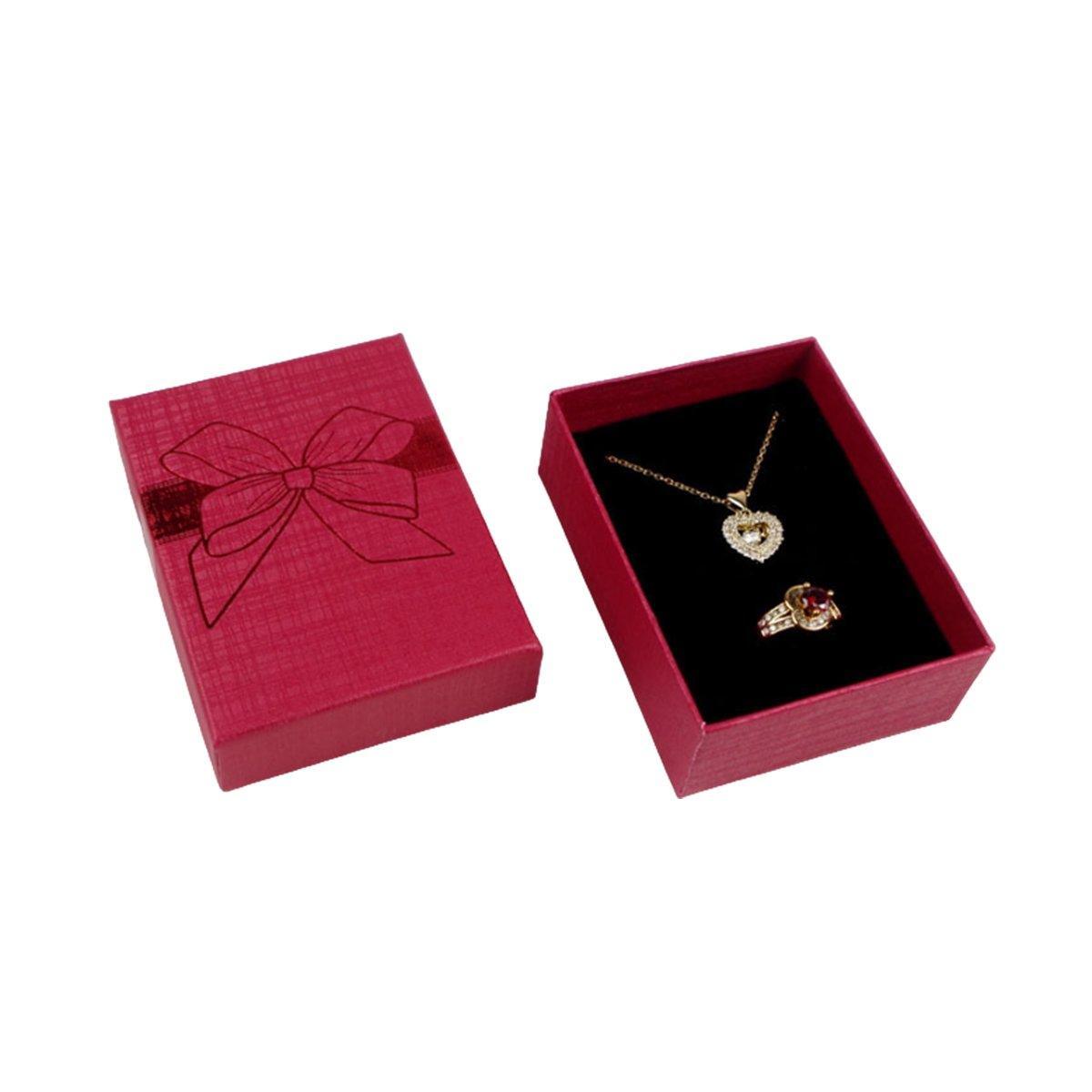 32pcs Jewelry Storage Box Necklace Pendant Ring Organizer Gift Packaging - Blue 6