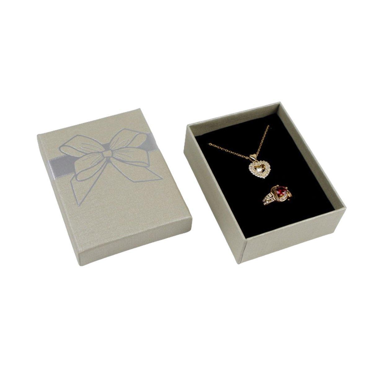 32pcs Jewelry Storage Box Necklace Pendant Ring Organizer Gift Packaging - Blue 8