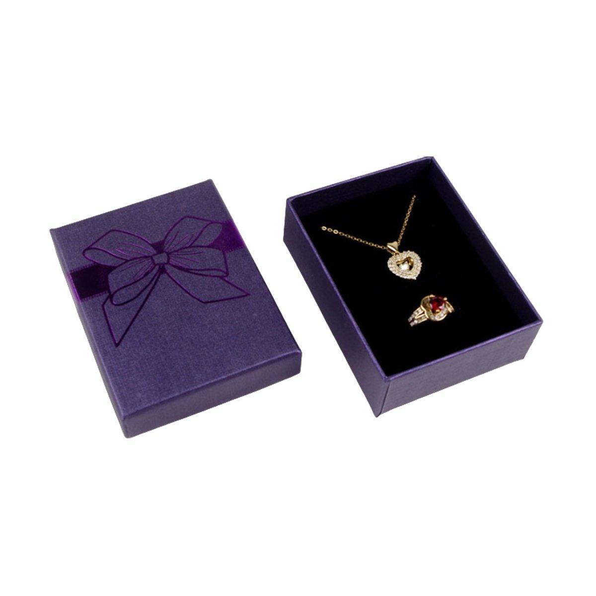 32pcs Jewelry Storage Box Necklace Pendant Ring Organizer Gift Packaging - Blue 10